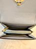 Tory Burch 100% Leather Gray Blue Gold Leather Wallet One size - photo 3