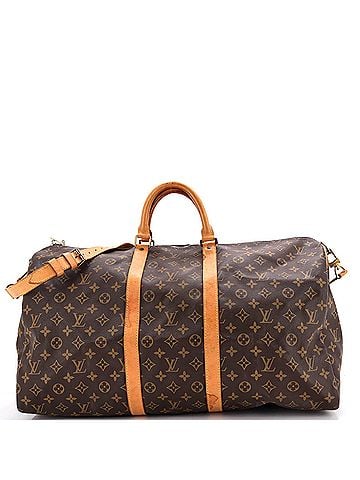 Louis Vuitton Keepall Bandouliere Bag Monogram Canvas 55 (view 1)