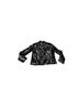 Chico's Floral Silver Black Jacket Size S - photo 2