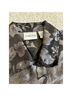 Chico's Floral Silver Black Jacket Size S - photo 3