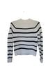 Vince. Stripes White Black Pullover Sweater Size XS - photo 2