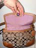 Coach Print Brown Tan Shoulder Bag One size - photo 10