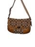 Coach Print Brown Tan Shoulder Bag One size - photo 1