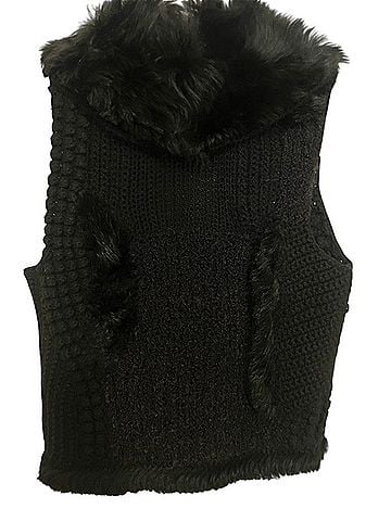 Ralph Lauren Vintage Lamb Fur Faux Fur Vest (view 2)