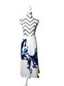Anne Klein 100% Polyester 100% Polyester Floral White Blue Black Formal Skirt Size XL - photo 1