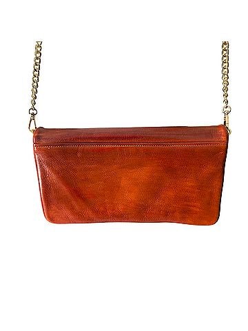 Tory Burch Bombe Reva Leather Clutch (view 2)