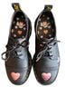 Dr. Martens 100% Leather Hearts Black Boots Size 7 - photo 1