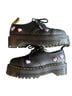 Dr. Martens 100% Leather Hearts Black Boots Size 7 - photo 2