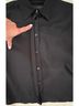 Zara 100% Polyester Black Short Sleeve Blouse Size S - photo 4