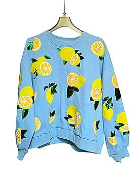 Queen of Sparkles Lemon Queen Sweatshirt Sweatshirt (view 1)