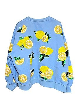 Queen of Sparkles Lemon Queen Sweatshirt Sweatshirt (view 2)