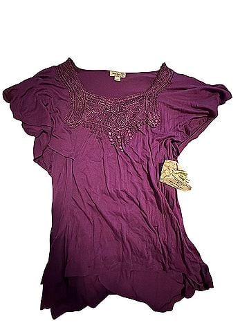 One World Short Sleeve Blouse (view 1)