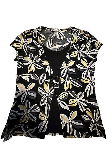 Claudia Richard Short Sleeve Blouse (view 1)