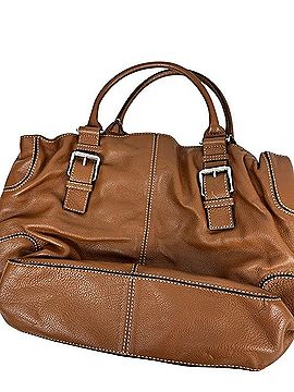 Michael Kors Pebbled Leather Satchel Tote Tote (view 2)