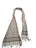 Gap Checkered-gingham White Brown Scarf One size - photo 1