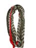 Gap Stripes Green Red Scarf One size - photo 2