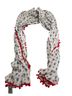 Gap Floral White Blue Red Scarf One size - photo 1