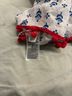 Gap Floral White Blue Red Scarf One size - photo 3