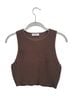 Babaton Brown Sleeveless Top Size M - photo 1