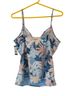 Nine West 82% Polyester 18% Spandex 100% Polyester Floral Multi Color Swimsuit Top Size XL - photo 2