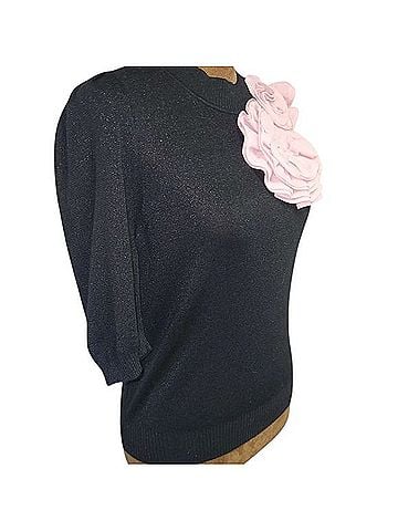 Anthropologie Maeve Floral Appliqué Sweater Vest (view 2)