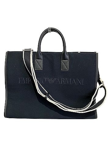 Emporio Armani Emporio Armani Shoulder Bag, Canvas and Leather, Y4N173 (view 1)