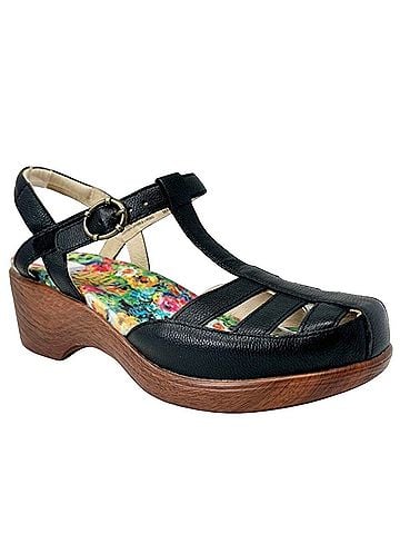 Alegria Summer Leather Wedge Wedges (view 1)