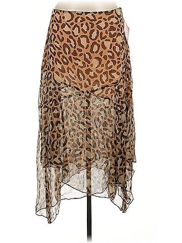 Oscar by Oscar De La Renta Oscar By Oscar De La Renta Silk Skirt (view 1)