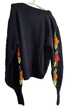 Something Navy Pullover Sweater (view 2)