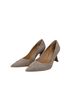 M. Gemi Gray Heels Size EU 37 1/2 - photo 4