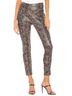 Blank NYC Snake Print Multi Color Leather Pants Size 26 - photo 1