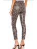 Blank NYC Snake Print Multi Color Leather Pants Size 26 - photo 3