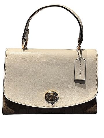 Coach Tilly Top Handle Leather Satchel (view 1)