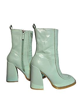 Koi Footwear Y2K Retro Mint Chunky Block Heel Boots (view 1)
