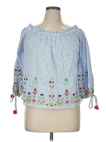 Hazel Peasant blouse Hazel 3/4 Sleeve Blouse (view 1)