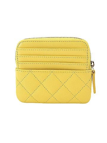 Chanel Chanel Matelasse Coin Purse, caviar leather, yellow, AP2061, gold hardware. (view 2)