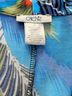 Cache Floral Blue Green Tank Top Size M - photo 5
