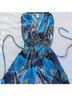 Cache Floral Blue Green Tank Top Size M - photo 3
