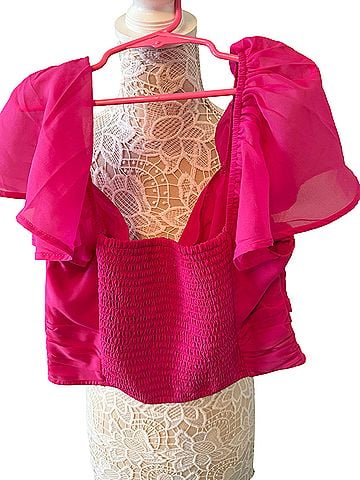 Abercrombie & Fitch Short Sleeve Blouse (view 2)
