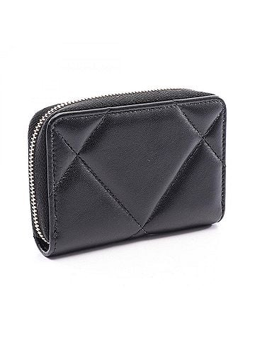 Chanel Chanel CHANEL 19 Zip Coin Purse Wallet, Purse, Lambskin (Sheepskin Leather), Women's, Black, AP0949 (view 2)