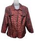 Toni Morgan 77% Polyester 23% Rayon 100% Polyester Red Black Jacket Size XL - photo 1
