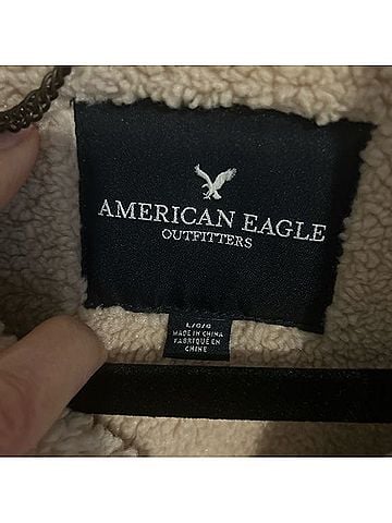 American Eagle Outfitters faux leather Shearling Jacket Jacket (view 2)