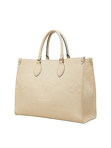 Louis Vuitton Louis Vuitton Monogram Empreinte OnTheGo MM Handbag Shoulder Bag M46531 Crème Ivory Leather Women's LOUIS VUITTON (view 2)