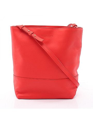 Bottega Veneta Bottega Veneta shoulder bag/handbag, leather, women's, red. (view 1)