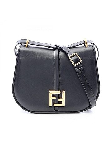 Fendi Fendi Camon Medium Shoulder Bag/Handbag, Leather, Women's, Black (8BT366) (view 1)