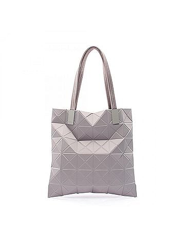 Issey Miyake BAO ISSEY MIYAKE TRACK Tote Bag Handbag, Polyester, Women's, Gray (BB48-AG861) (view 1)