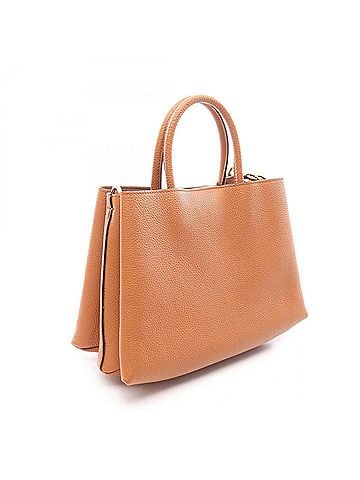 Tod's Tod's T-Timeless Shopping Bag, 2-Way Handbag, Leather, Women's, Brown (view 2)