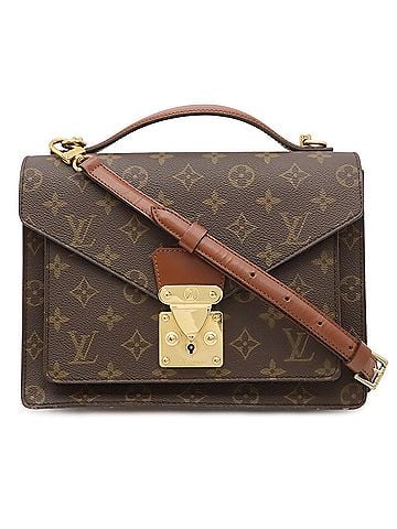 Louis Vuitton LOUIS VUITTON Monogram Monceau 26 Second Bag Clutch Handbag Shoulder (Key Missing) M51187 (view 1)