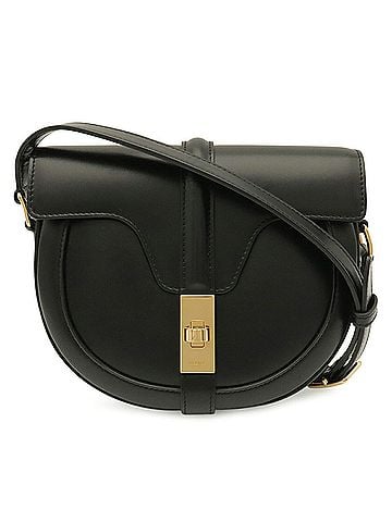 Céline CELINE Small Besace 16 Seize Shoulder Bag Pochette Calfskin Black 188013 (view 1)