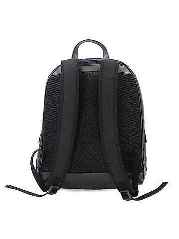Gucci Gucci Guccissima Backpack, Leather, Black, 779838, Silver Hardware (view 2)